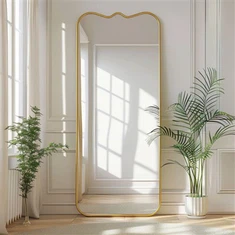 Gương khung vàng lớn